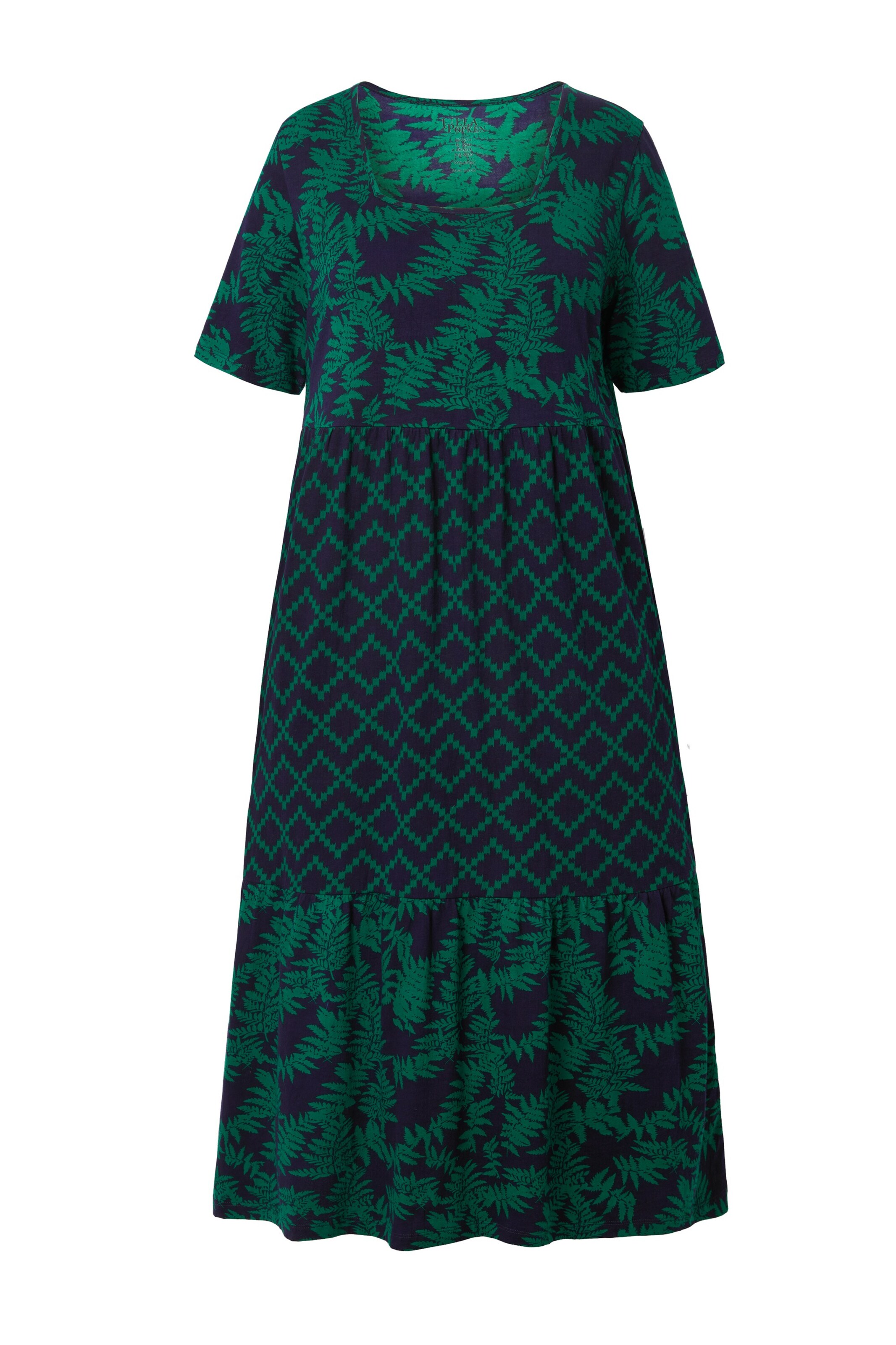 Ulla Popken Dress in Green: front
