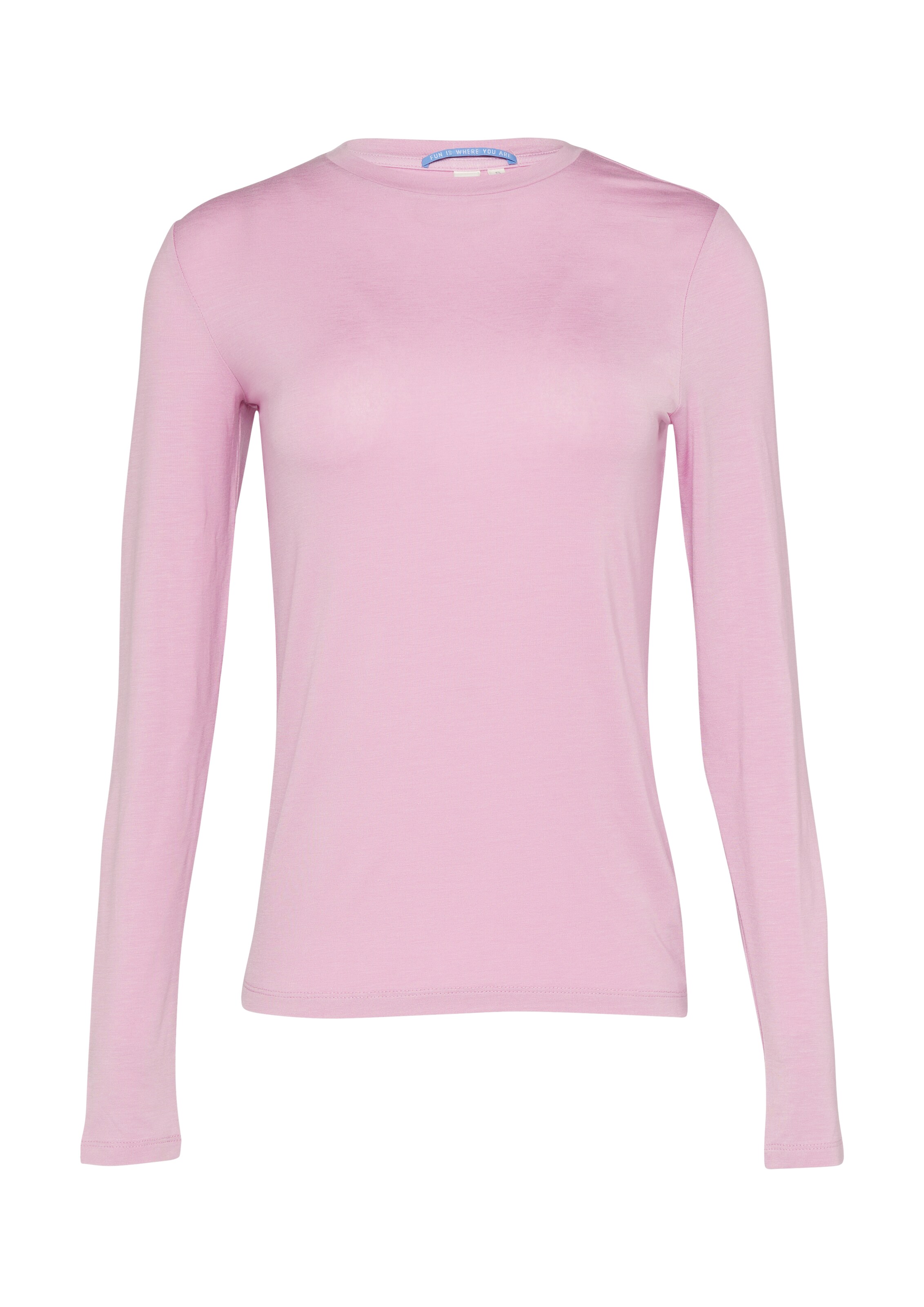T-shirt QS en rose : devant