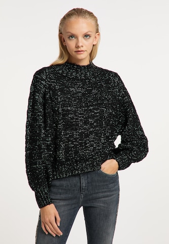 myMo ROCKS Pullover in Schwarz: predná strana