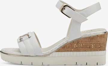 Sandale de la TAMARIS pe alb