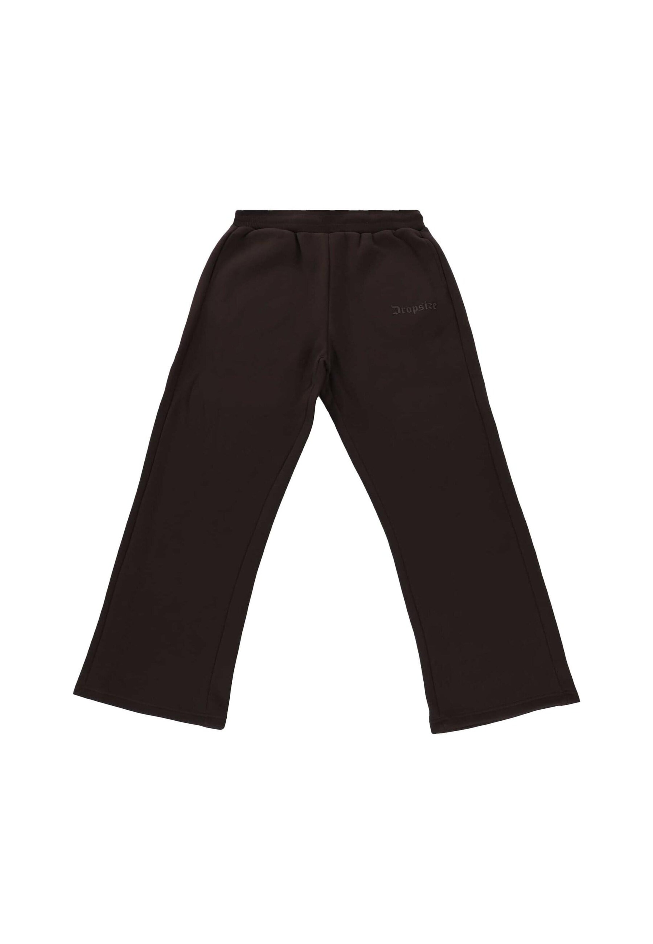 Dropsize Панталон в кафяво: отпред