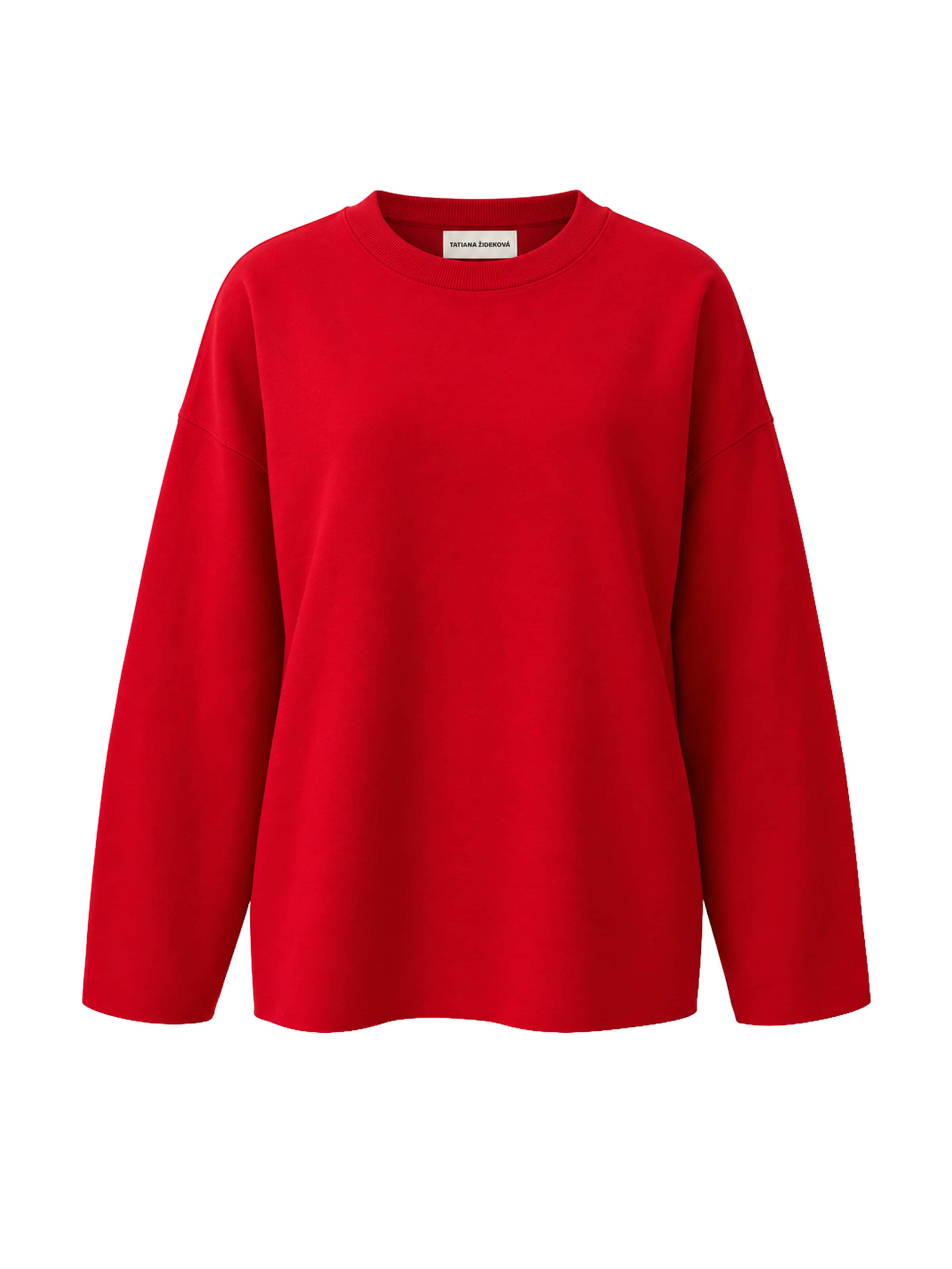 Tatiana Zidekova Sweatshirt i röd: framsida