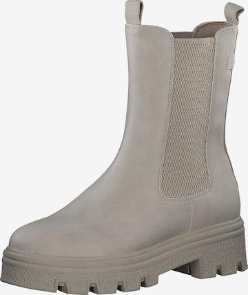 s.Oliver Chelsea Boots in Beige: front