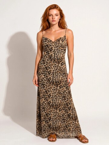 Robe No Matter What en marron : devant