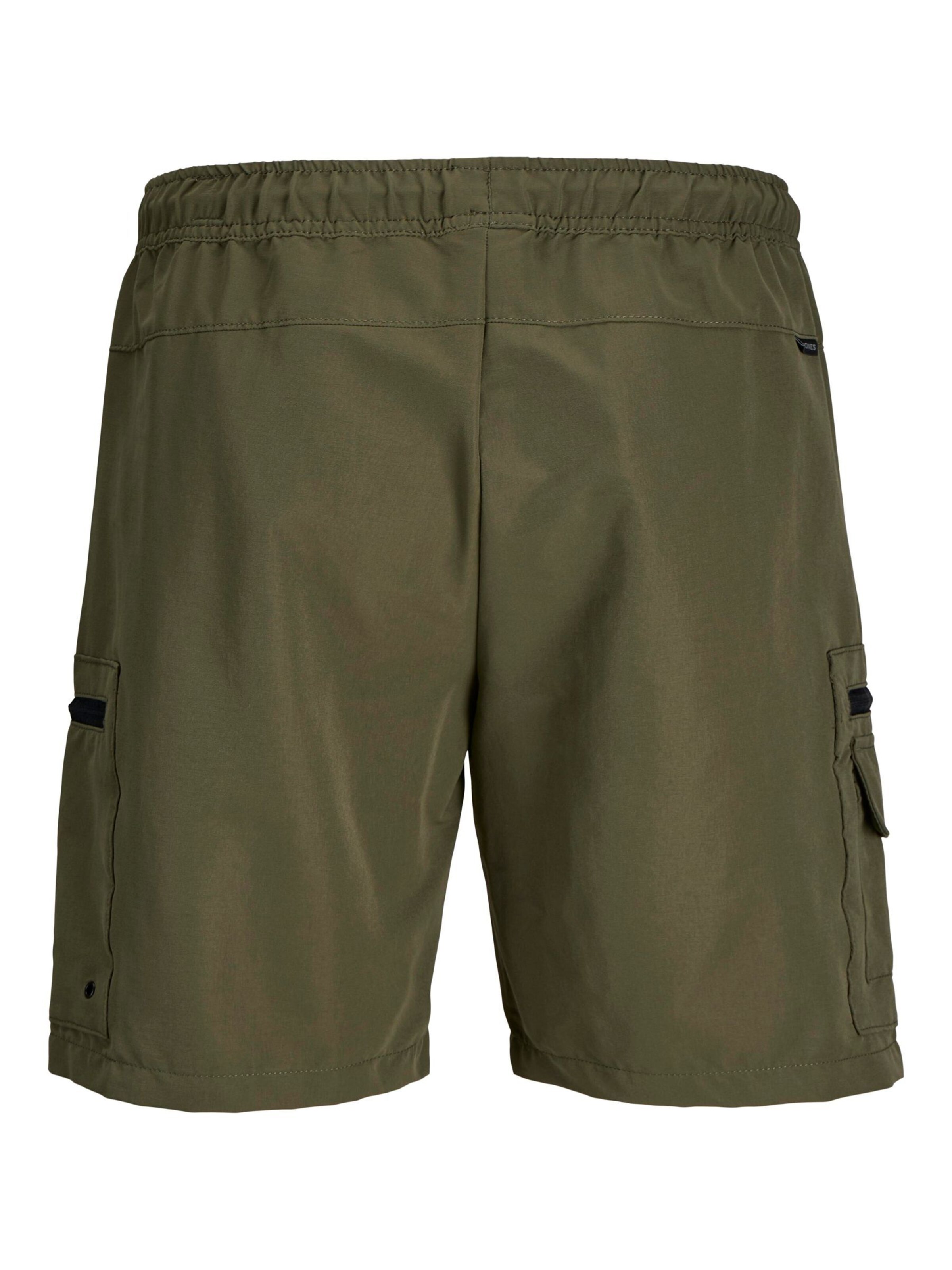 JACK & JONES Loosefit Shorts 'JPSTJaiden Marcher' in Grün
