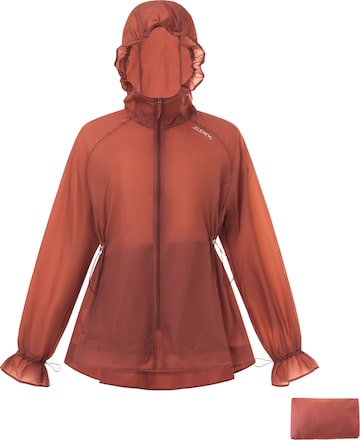 Veste de sport 'Bloom Nylon Hoodie Jacket' Jelenew en rouge : devant