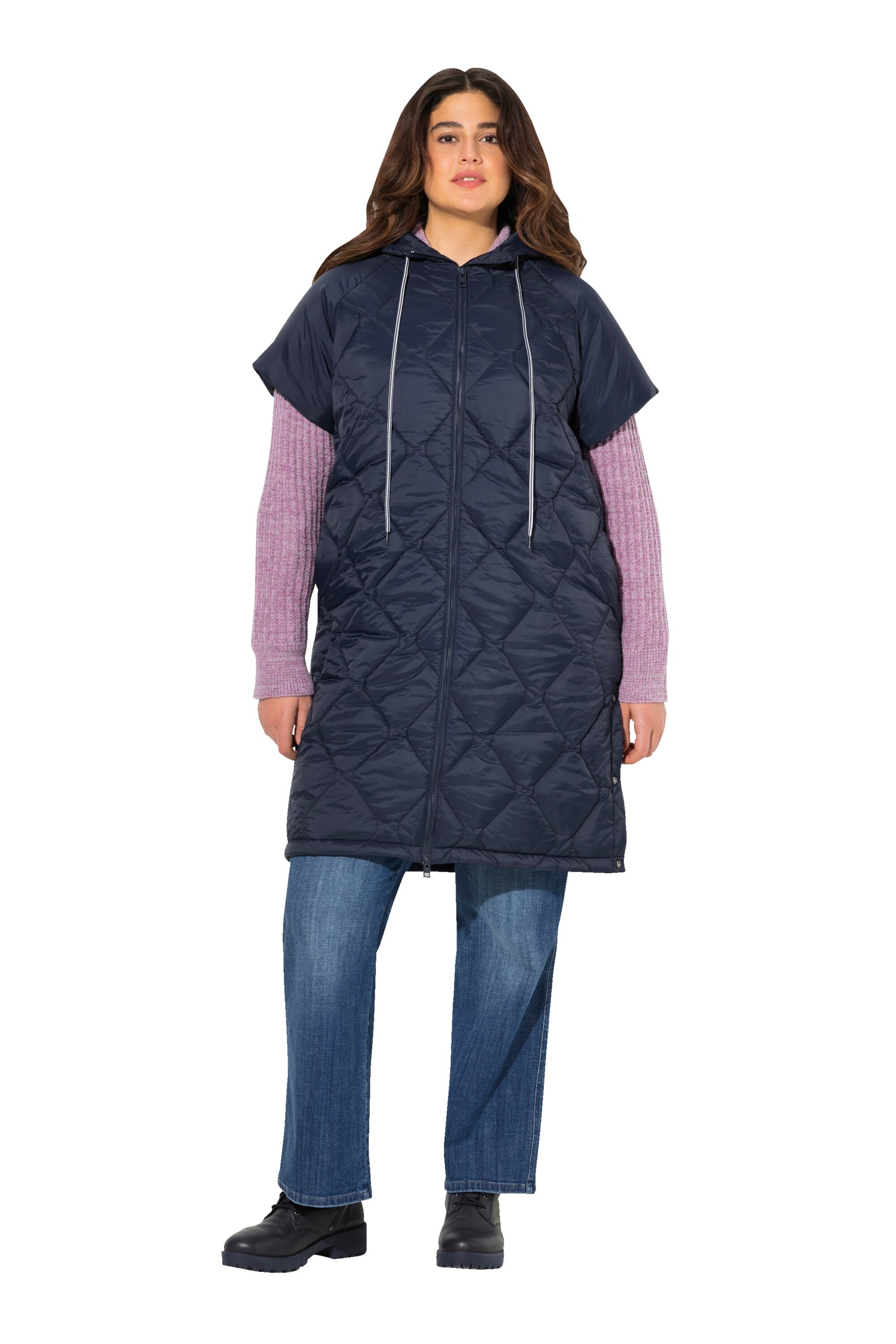 Ulla Popken Vest in Blue