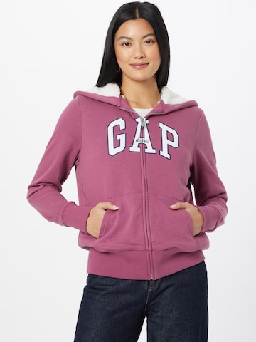 GAP Sweatjacke in Pink: predná strana