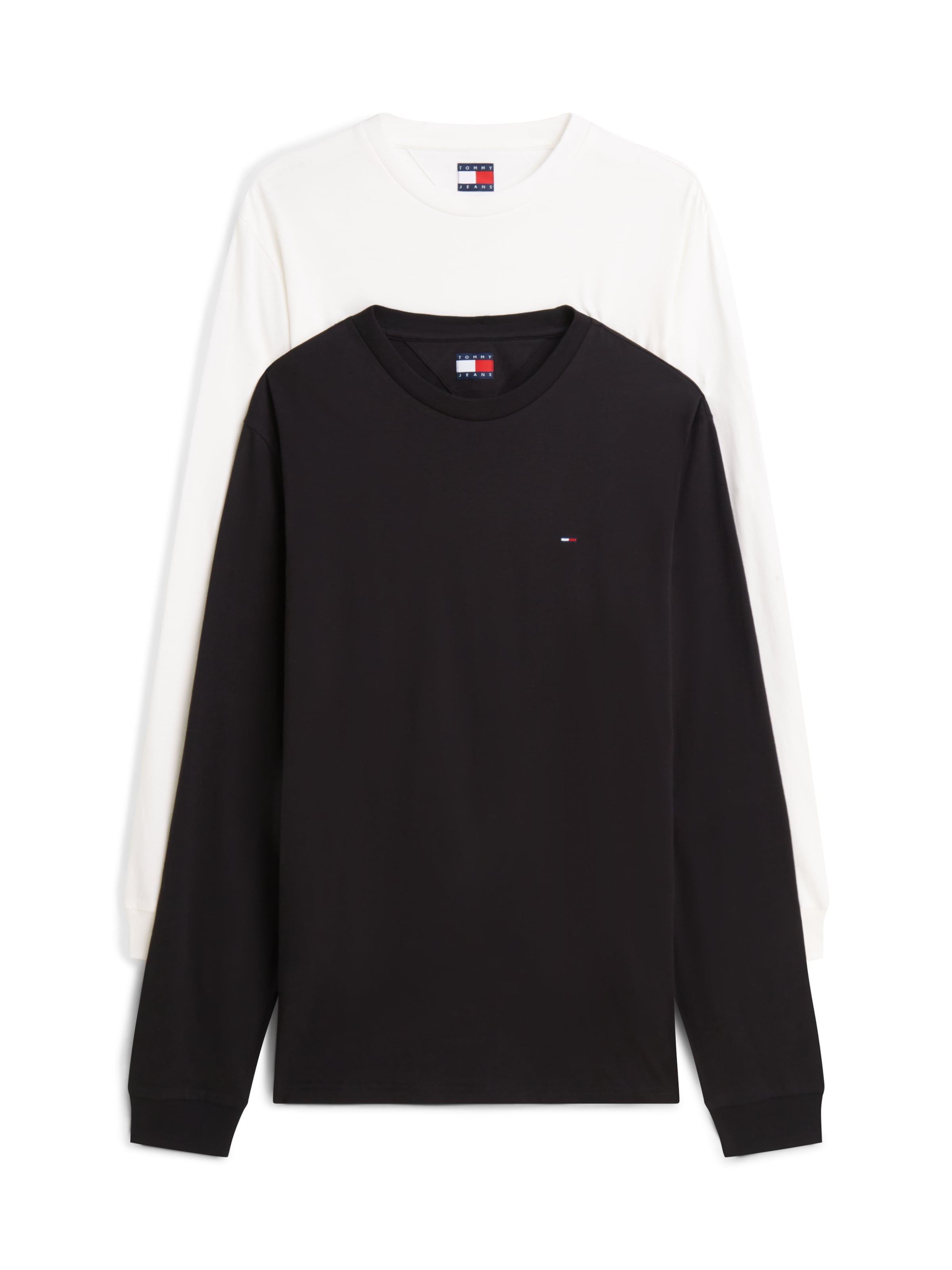 Tommy Jeans Тениска в синьо: отпред