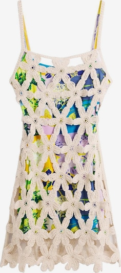Rochie tricotat pe L Desigual pe alb, Vizualizare produs