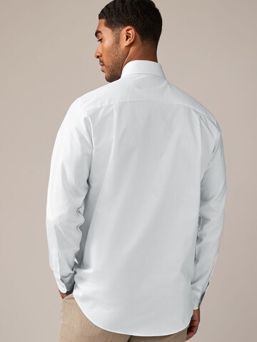Next Regular fit Button Up Shirt in White