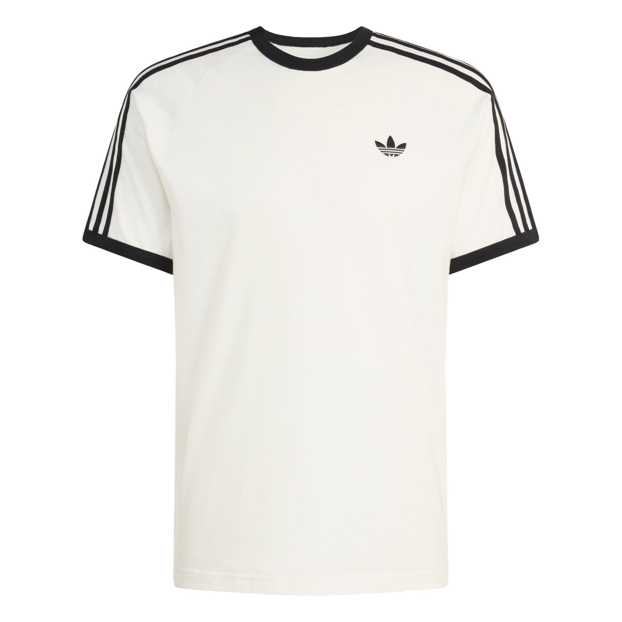 ADIDAS ORIGINALS Shirt '3-STRIPES' in Wit: voorkant