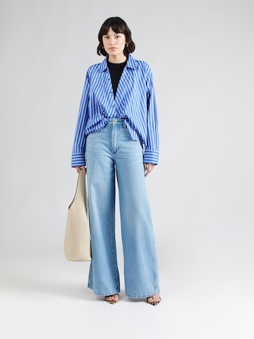 Wide leg Jeans 'Canyon' de la WRANGLER pe albastru