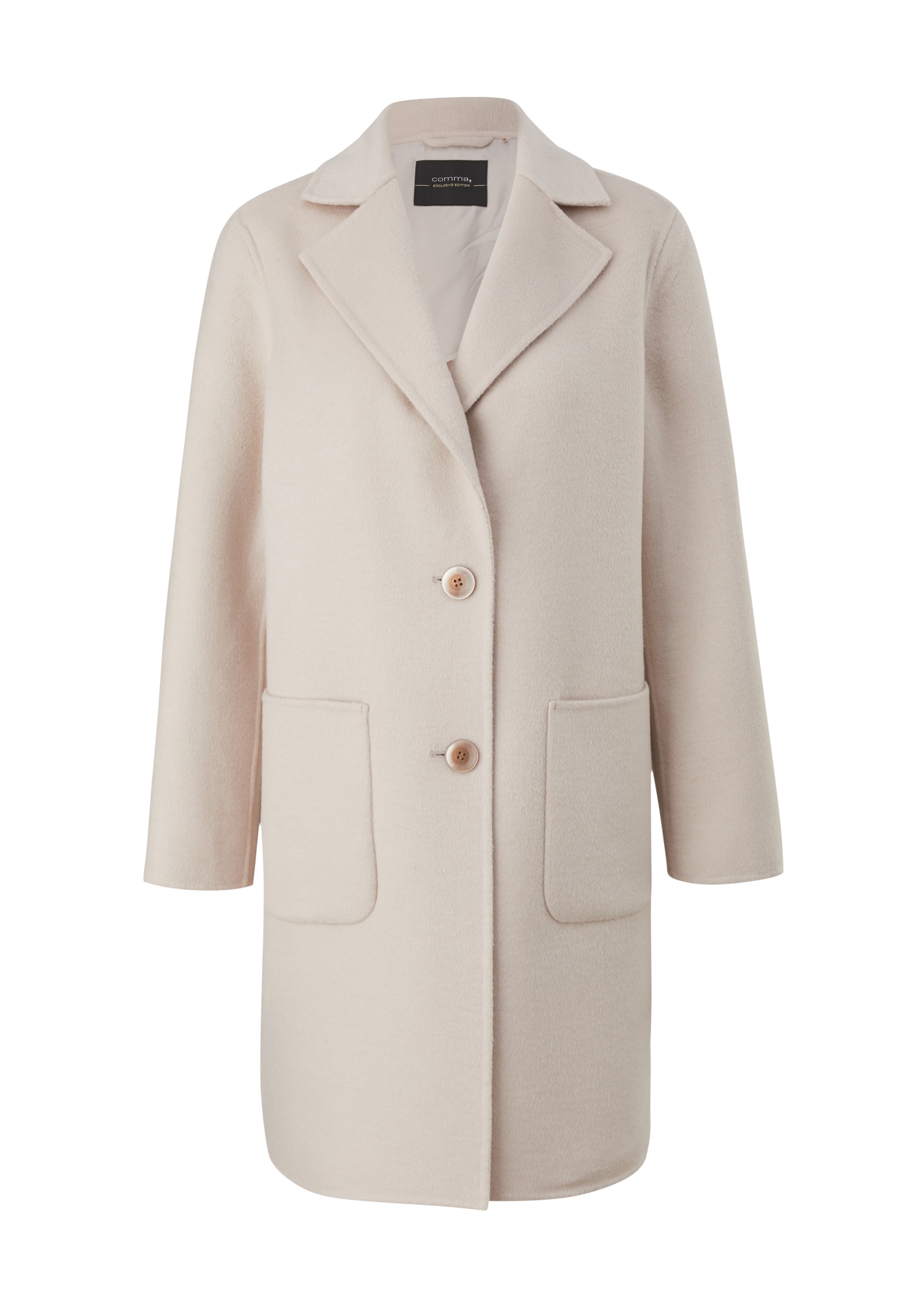 Manteau mi-saison COMMA en beige : devant