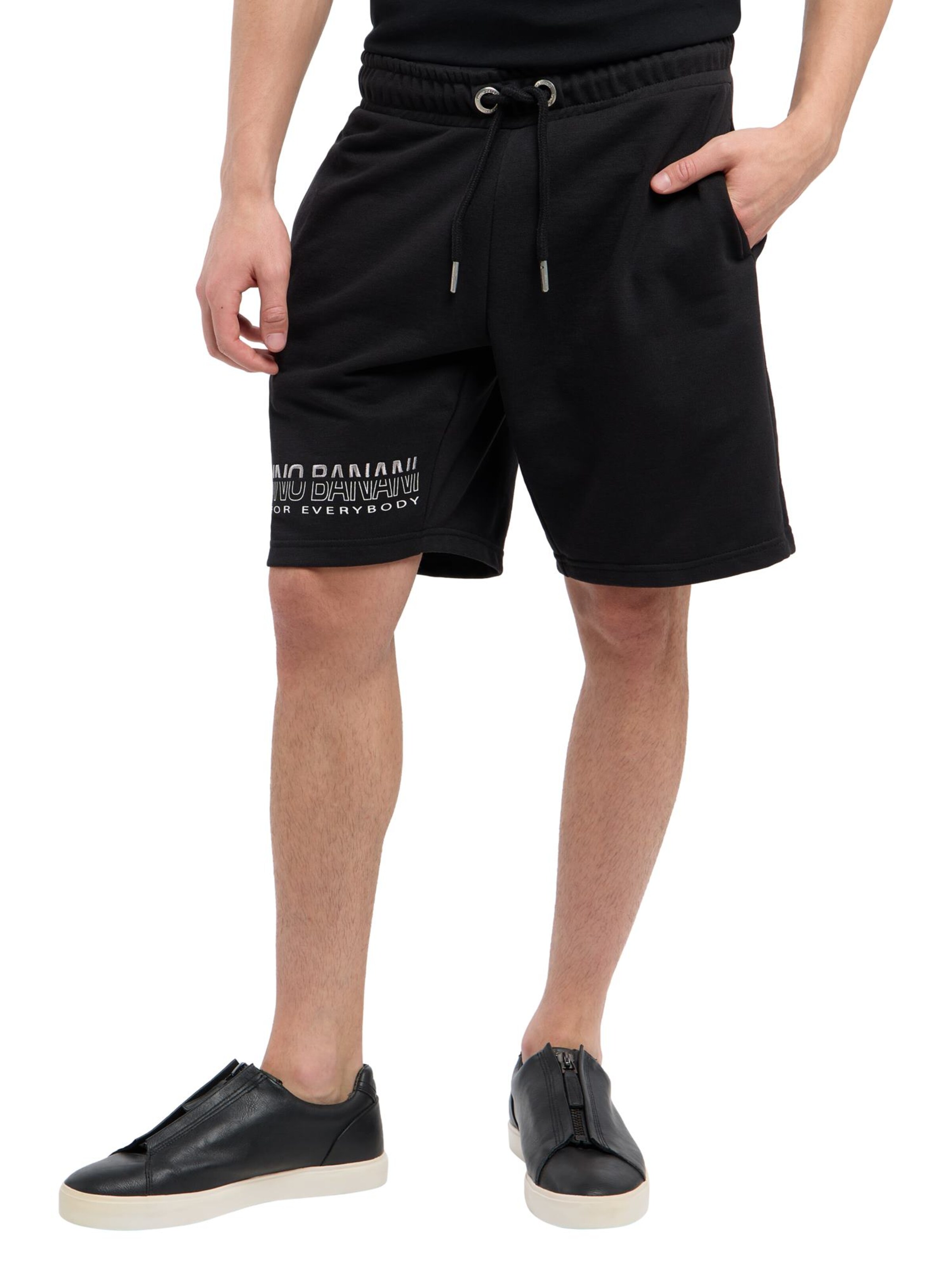 Bruno Banani Regular Broek 'Davidson' in Zwart: voorkant