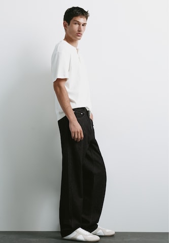 Loosefit Jean Pull&Bear en noir