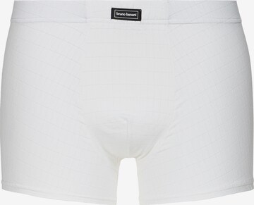 BRUNO BANANI Boxershorts in Wit: voorkant