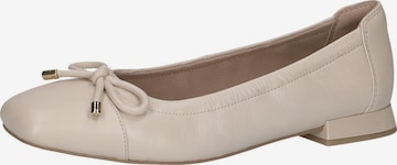 CAPRICE Ballerina in Beige: voorkant