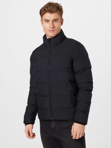 Superdry Winterjas 'Ultimate Radar ' in Zwart: voorkant