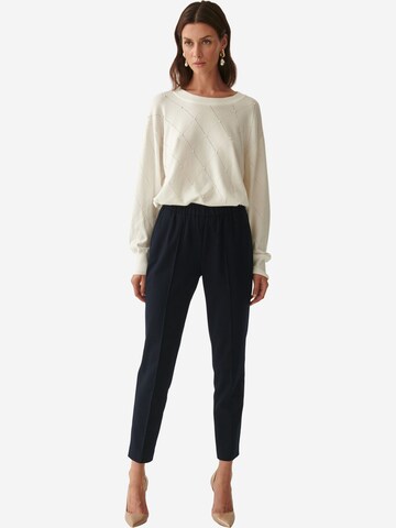 Regular Pantalon à plis 'LUNO' TATUUM en bleu