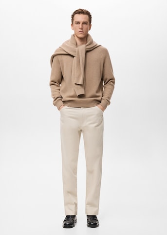 MANGO MAN Regular Hose 'Oren' in Beige
