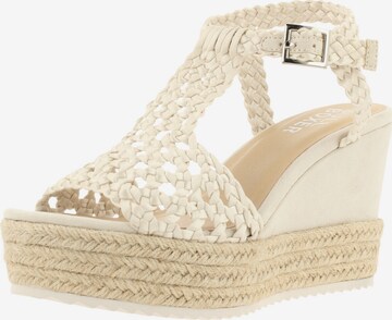 BULLBOXER Sandals in Beige: front