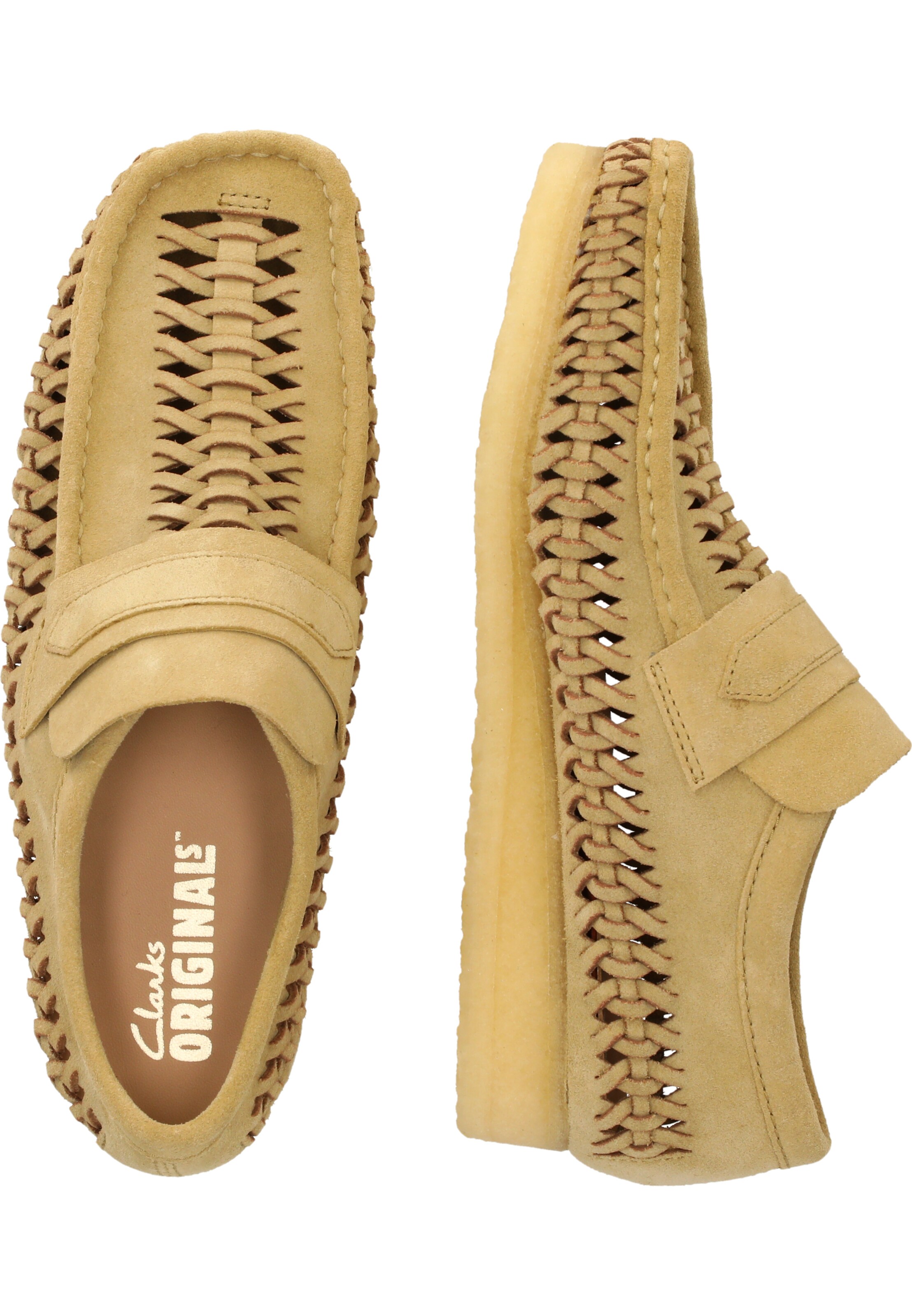 CLARKS Instappers 'WB' in Beige