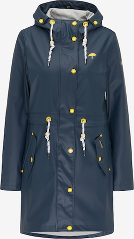 Schmuddelwedda Raincoat 'Bridgeport' in Blue: front