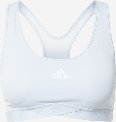ADIDAS PERFORMANCE Sportbehå i ljusblå / vit, Produktvy