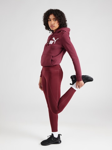 PUMA Skinny Sportnadrágok 'TAD ESSENTIAL' - piros