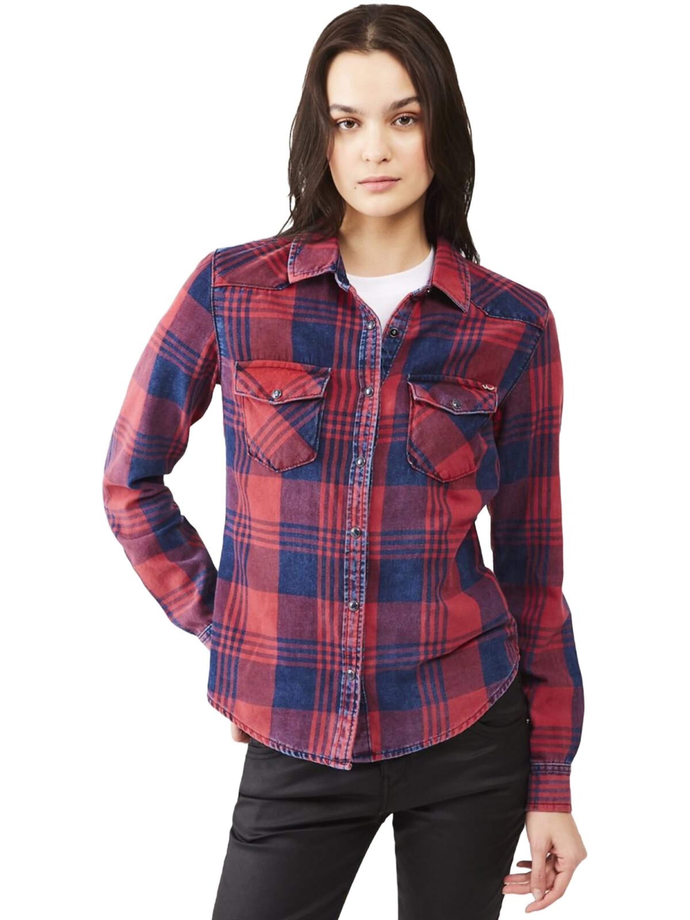 LTB Jeans - Blusa 'Lucinda' en rojo: frente