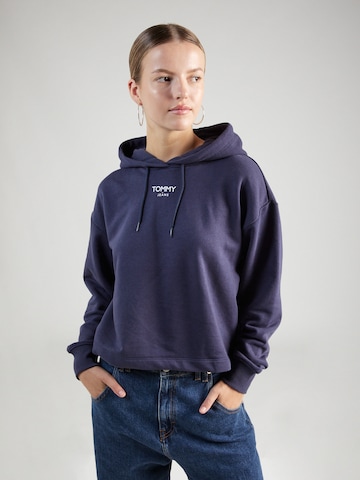 Tommy Jeans Sweatshirt i blå: framsida