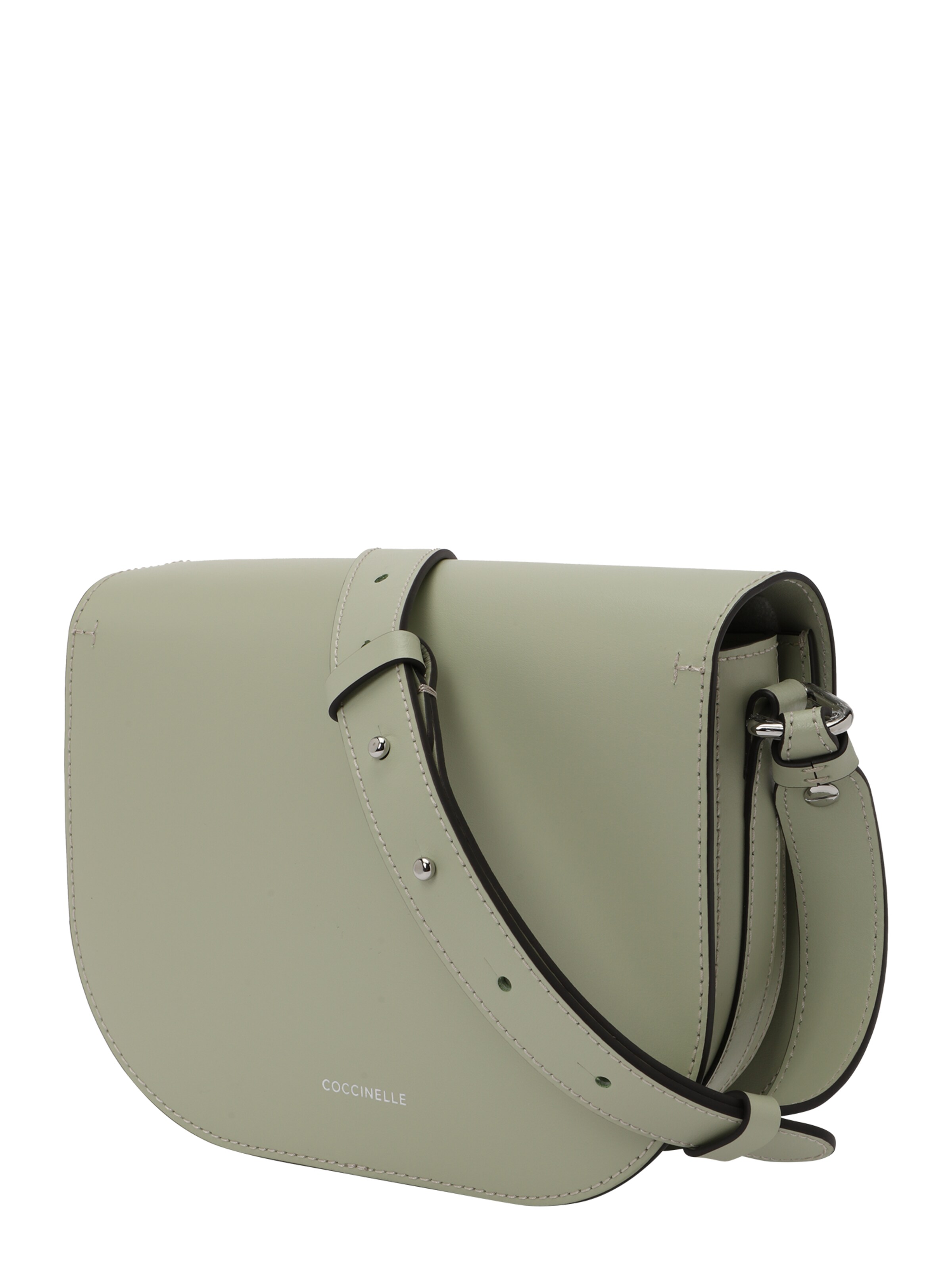 Coccinelle - Mala de ombro 'DEW' em verde: lateral