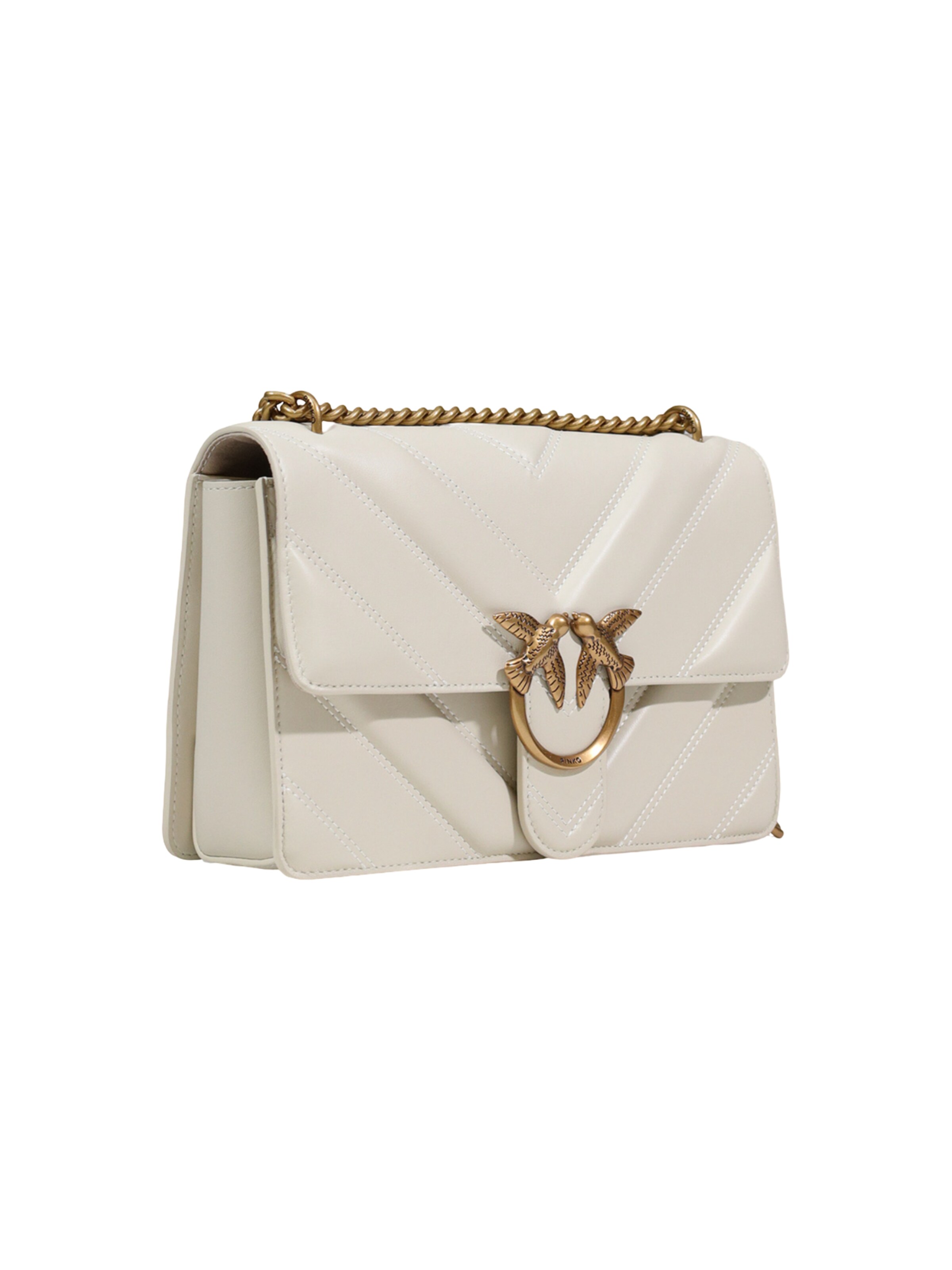 Borsa a spalla 'LOVE ONE CLASSIC LIGHT DC 104549 A26Z' di PINKO in beige