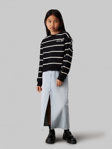 Calvin Klein Jeans Sweatshirt in Schwarz