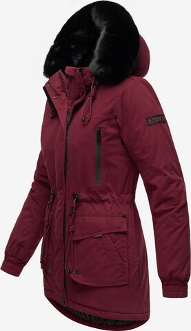 NAVAHOO Winterparka in Rood