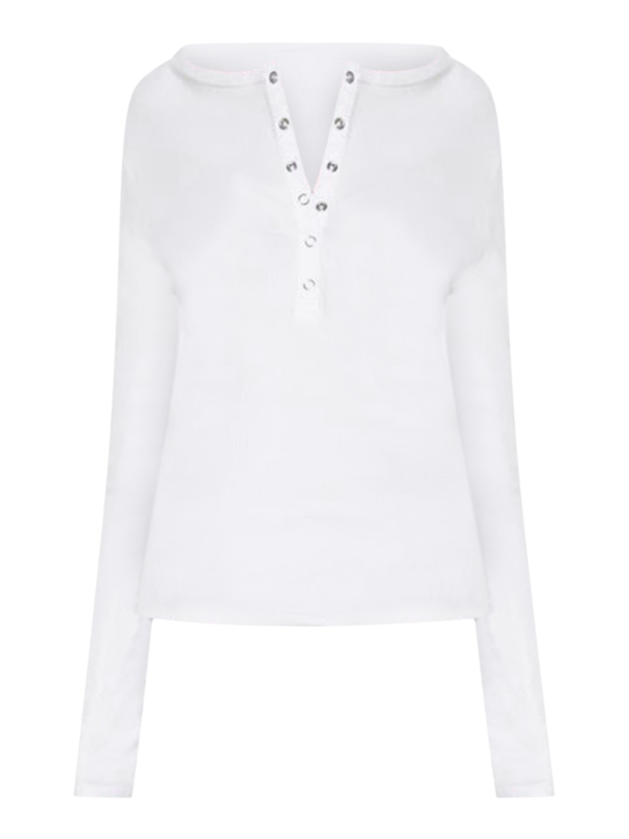 No Matter What Blouse bodysuit in White: front
