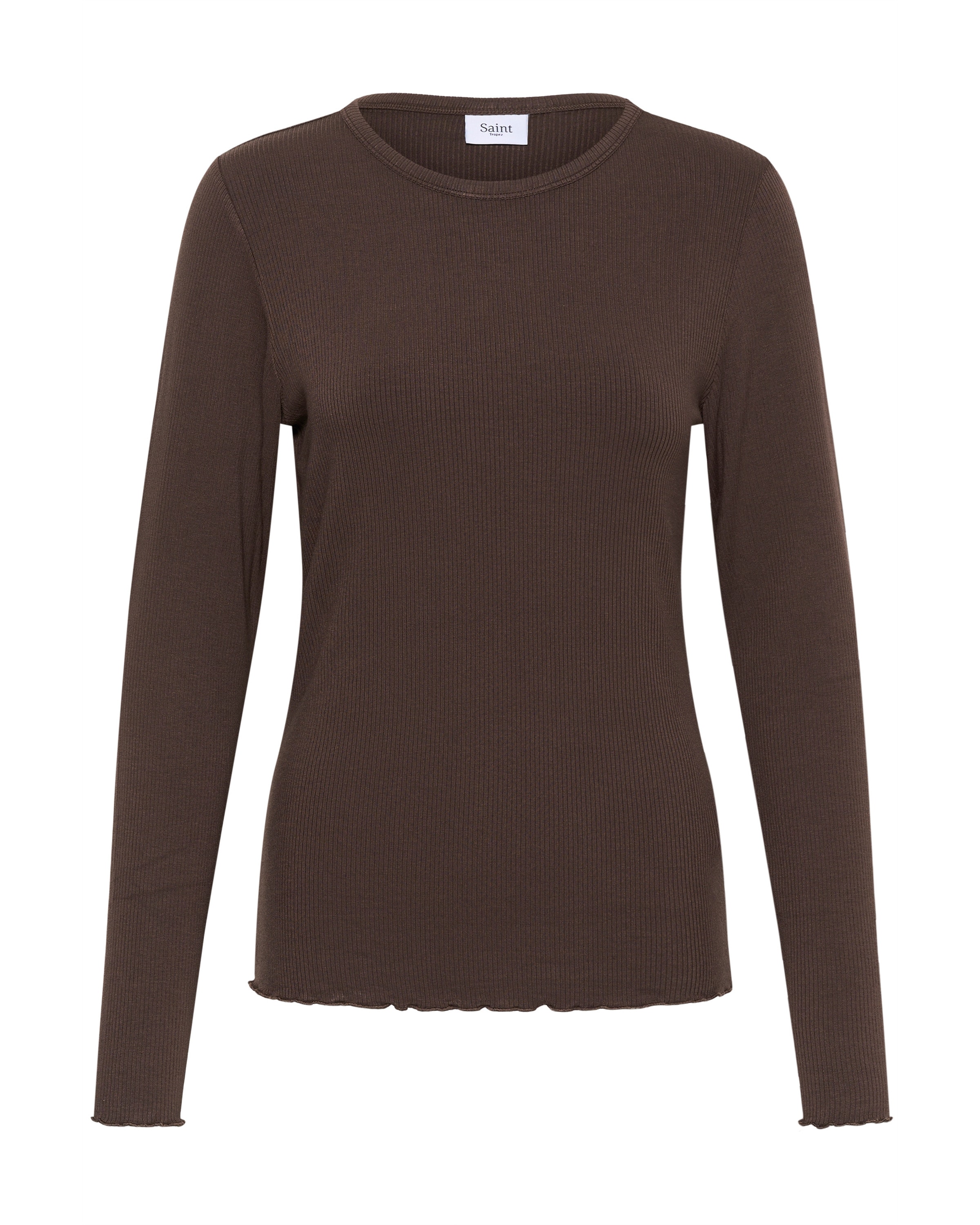 SAINT TROPEZ - Camiseta 'OlaliaSZ' en marrón: frente