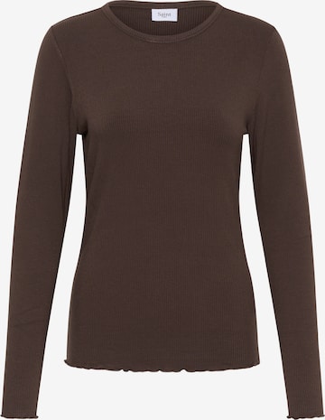 SAINT TROPEZ - Camiseta 'OlaliaSZ' en marrón: frente