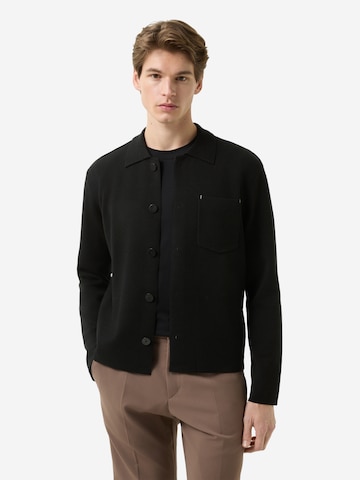 BOGNER Knit cardigan 'Olaf' in Black: front