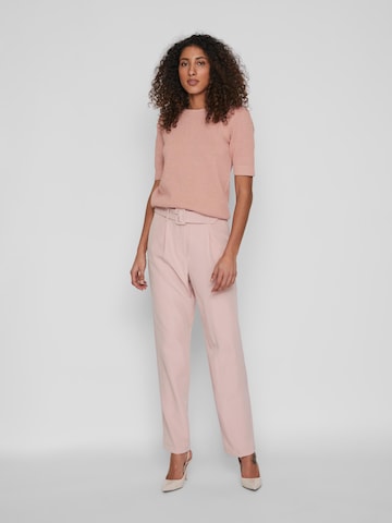 VILA - regular Pantalón plisado 'Ivy' en rosa