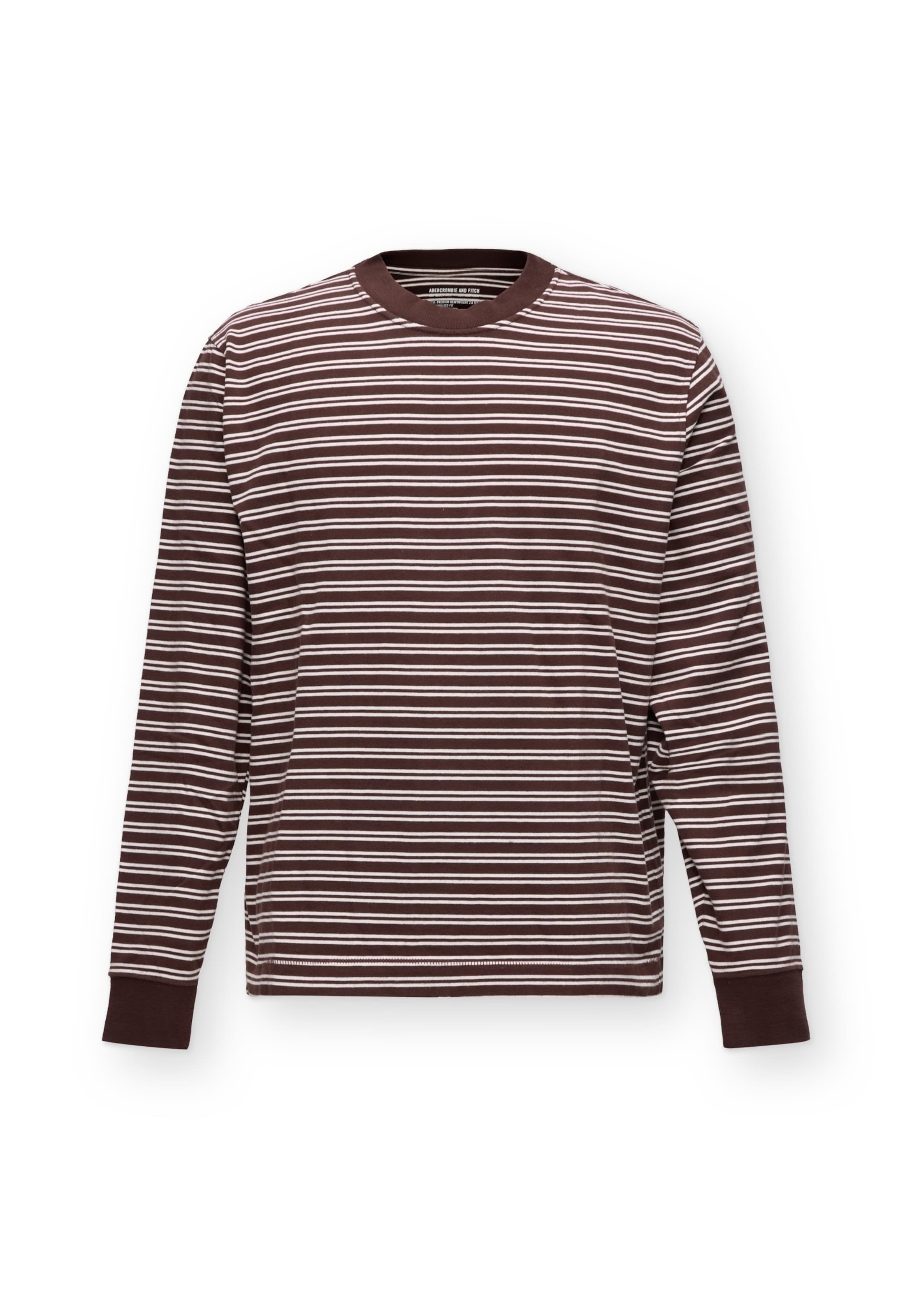 Abercrombie & Fitch Shirt in Bruin: voorkant