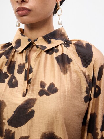 Camicia da donna 'Nilla Romina' di MSCH COPENHAGEN in marrone