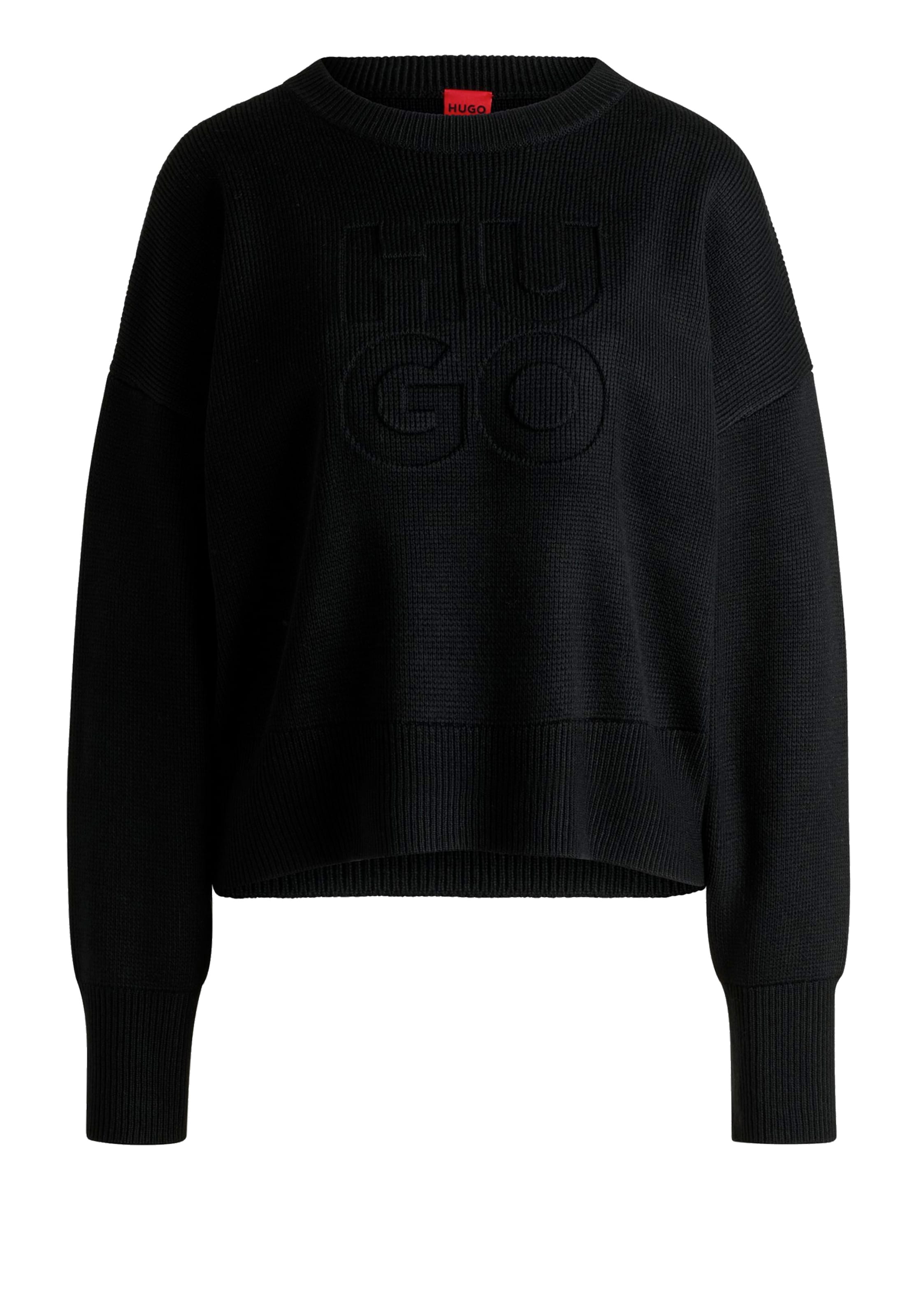 HUGO Свитер 'Sisminye' в Черный: спереди