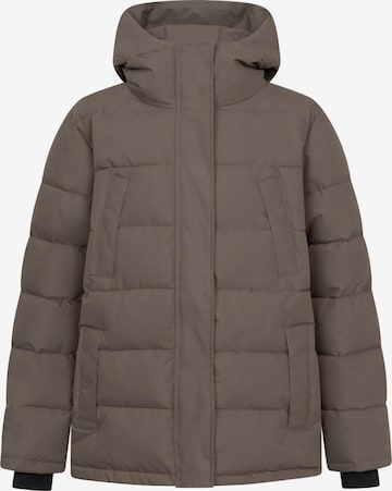 Derbe Jacke 'Sonholm' in Braun: Vorderseite