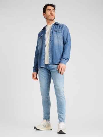 LTB Regular Fit Jeanshemd 'Rohan' in Blau