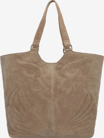 Shopper 'Western' di Cowboysbag in marrone: frontale