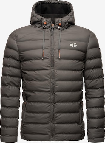 STONE HARBOUR Зимняя куртка 'Zaharoo' в Серый: спереди