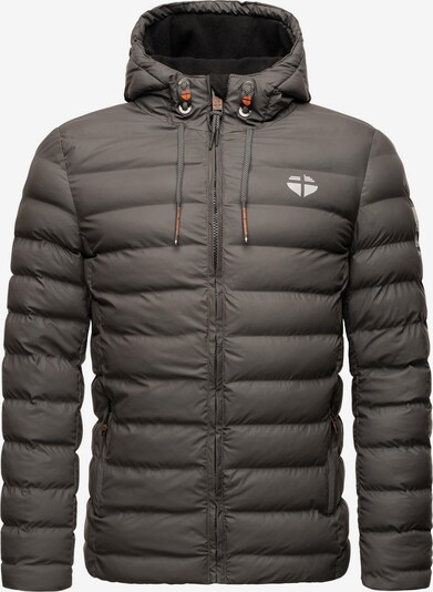 STONE HARBOUR Winterjacke 'Zaharoo' in anthrazit / weiß, Produktansicht