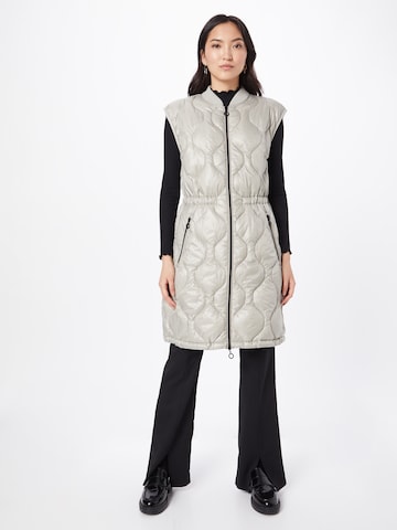 ESPRIT Bodywarmer in Beige: voorkant